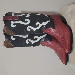 Womens Nine West Cowboy Boots, size 6 1/2